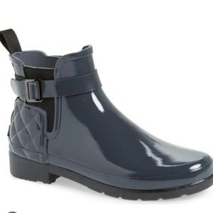 Hunter Refined Quilted Chelsea boots